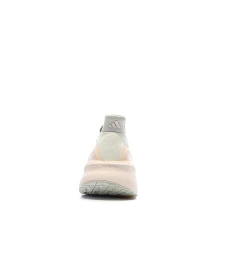 Chaussures de running blanches/vertes femme adidas ultraboost 5