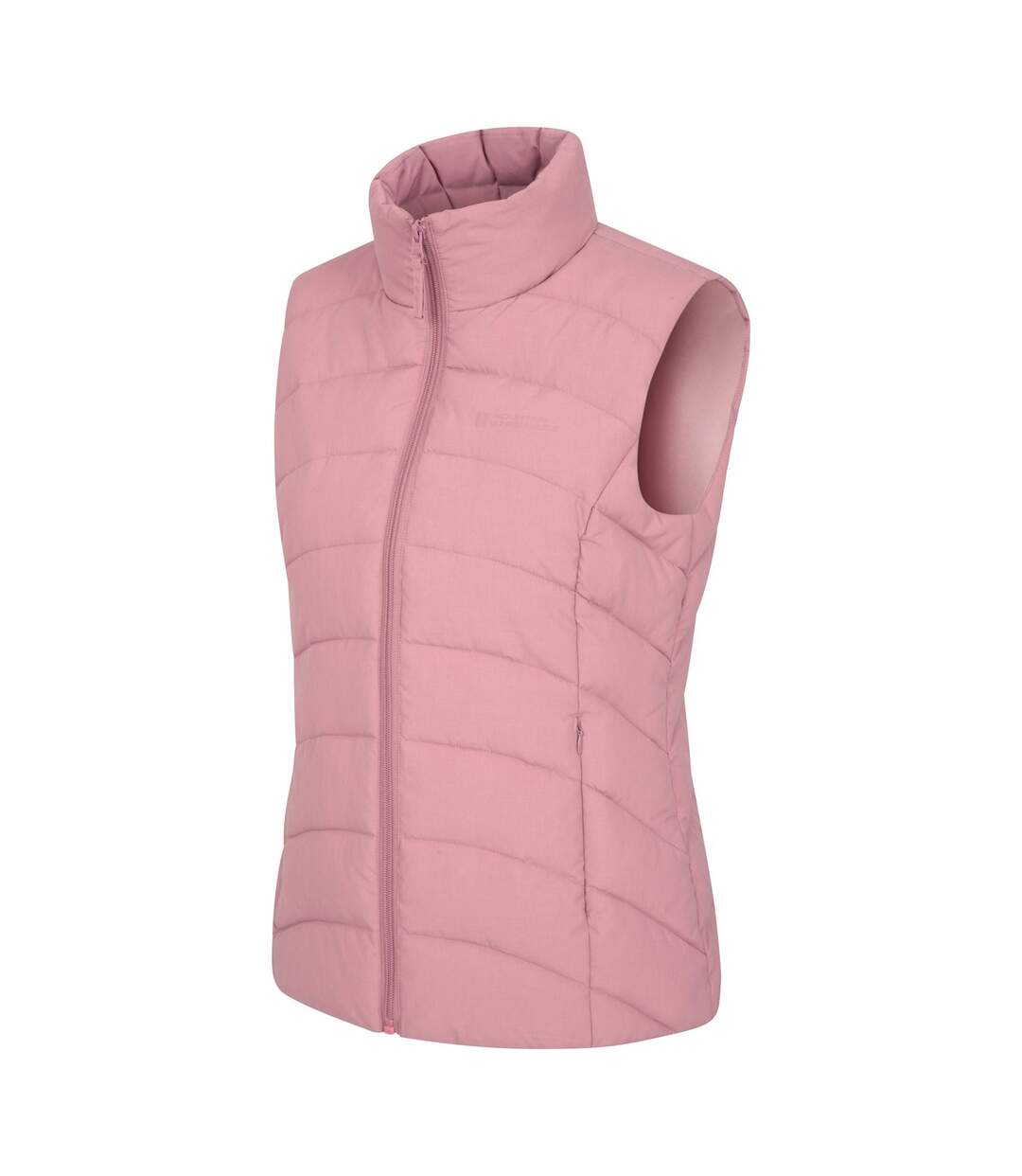 Womens/ladies Opal Padded Gilet Soft Pink Mountain Warehouse-4