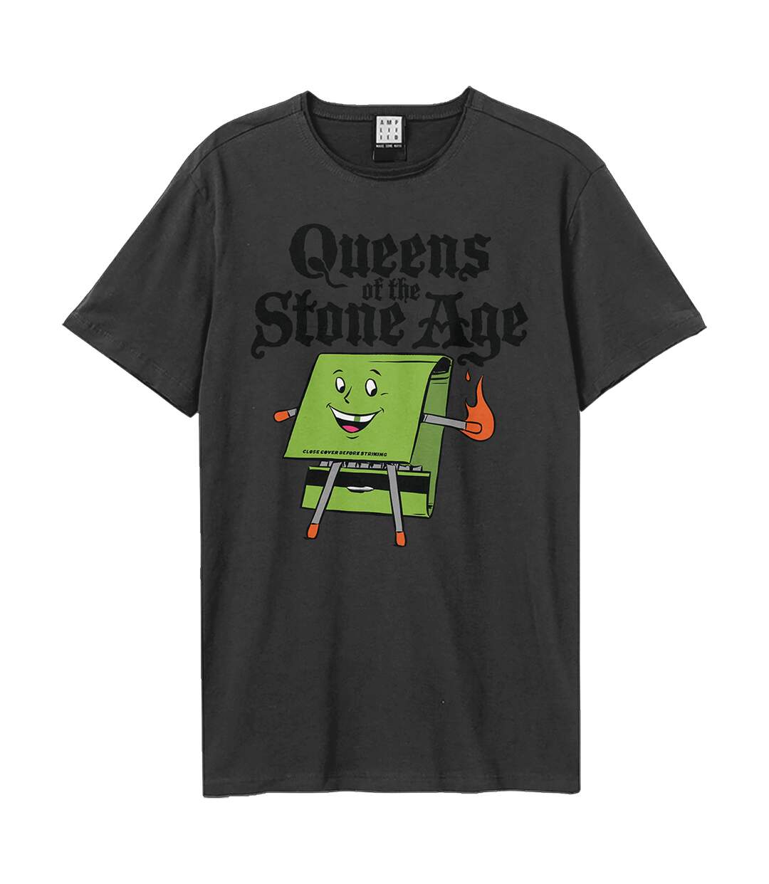 T-shirt Match Box Adulte Charbon Amplified-1