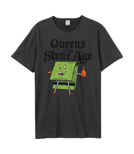 T-shirt Match Box Adulte Charbon Amplified