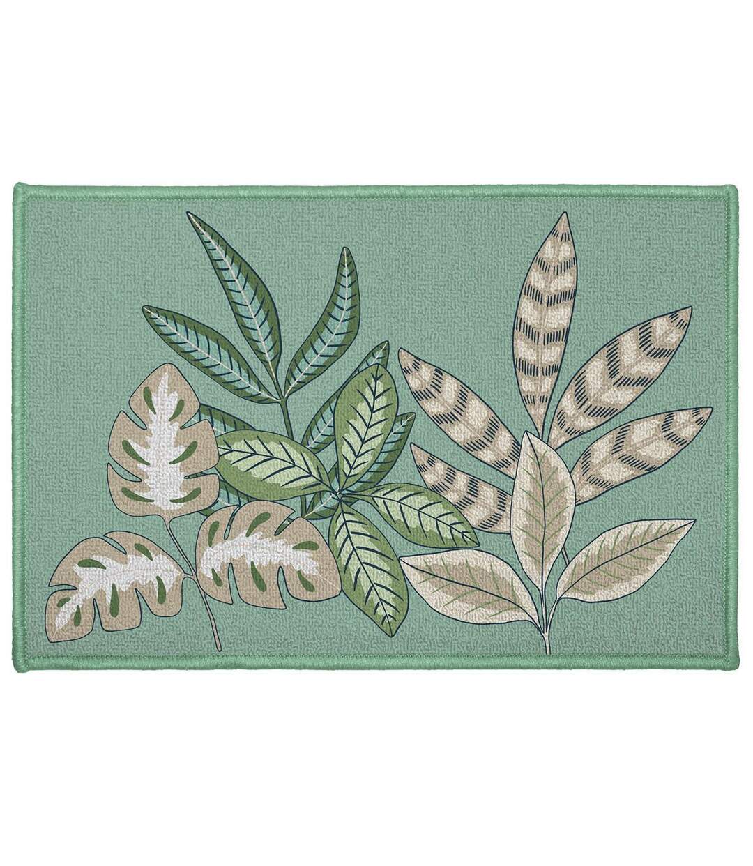 Tapis Multi-Usage Imprimé Beautaline 40x60cm Vert-1