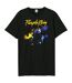 T-shirt Style Prince Purple Rain Motorcycle Adulte Noir Amplified-1