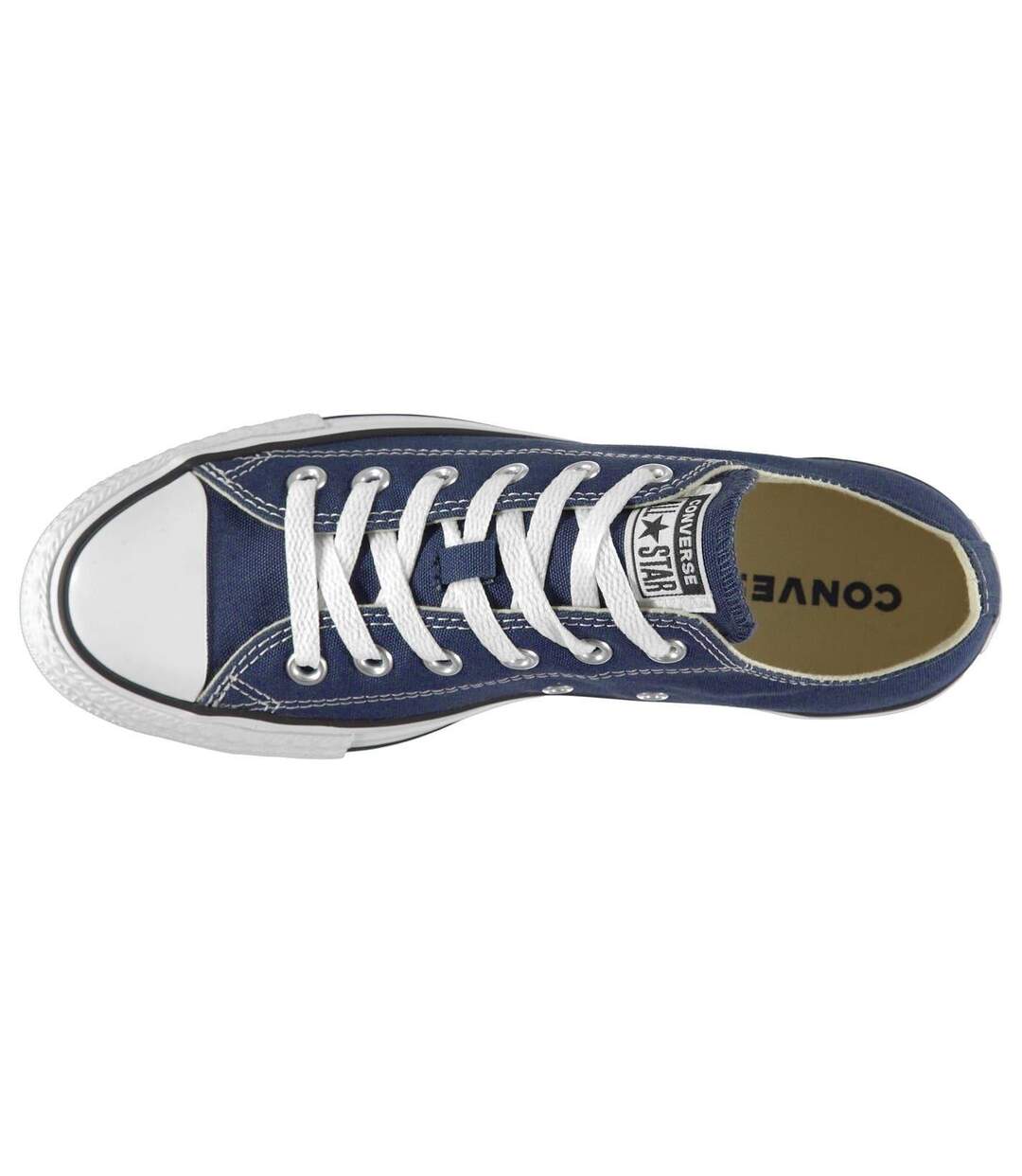 Mens Ox Logo Canvas Trainers Navy Converse-3