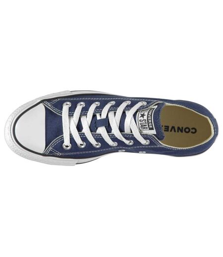 Mens Ox Logo Canvas Trainers Navy Converse