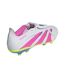 Chaussures De Football Predator League À Languette Repliée Pour Hommes, Firm Ground Blanc Rose Adidas-2