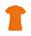 Fruit Of The Loom Ladies/Womens Lady-Fit Valueweight Short Sleeve T-Shirt (Orange)