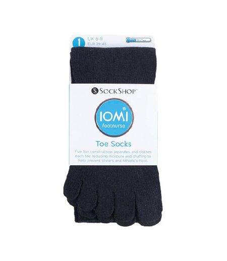 1 Pack Unisex Lightweight Cotton Toe Socks for Athletes Foot