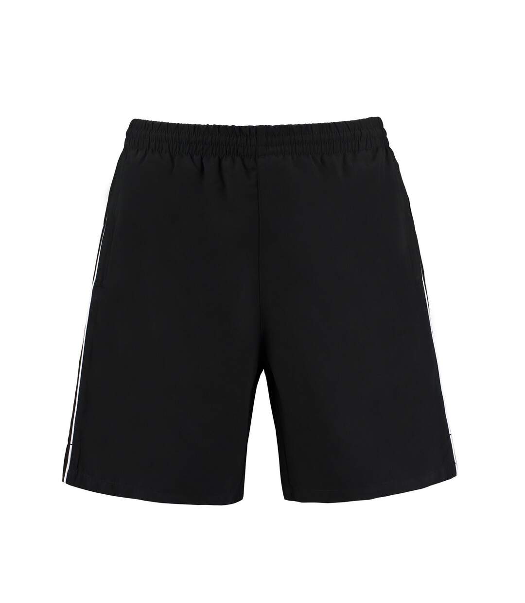 Short De Survêtement Homme Noir Blanc Kustom Kit-2