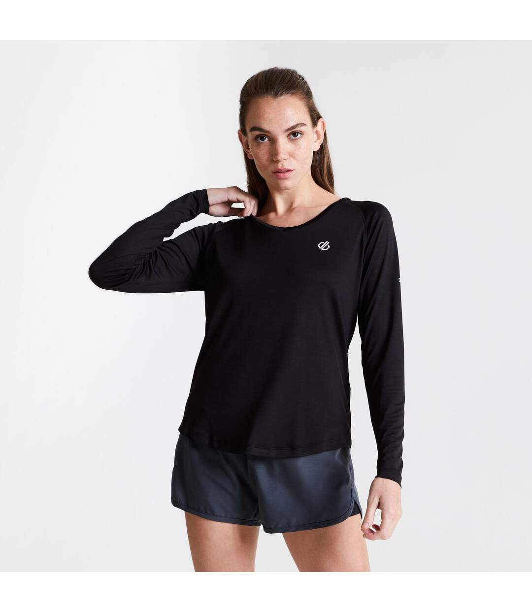 T-shirt De Sport Discern Femme Noir Dare 2B-1