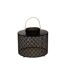 Lanterne en Métal Ajouré Palm 25cm Noir-1