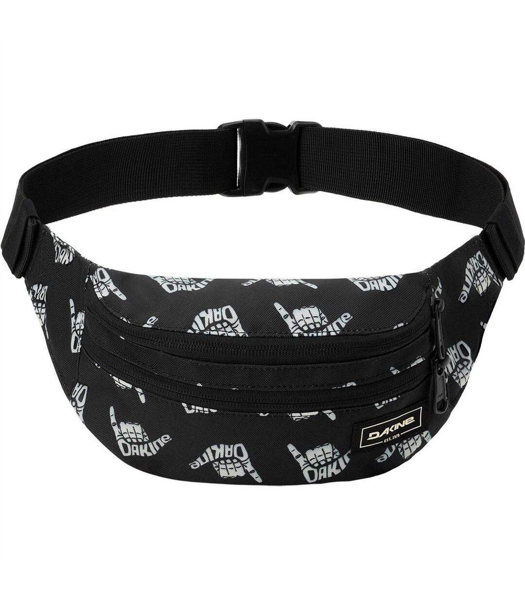 Shaka Dots All-over Print Polyester Bum Bag One Size Black Dakine-1