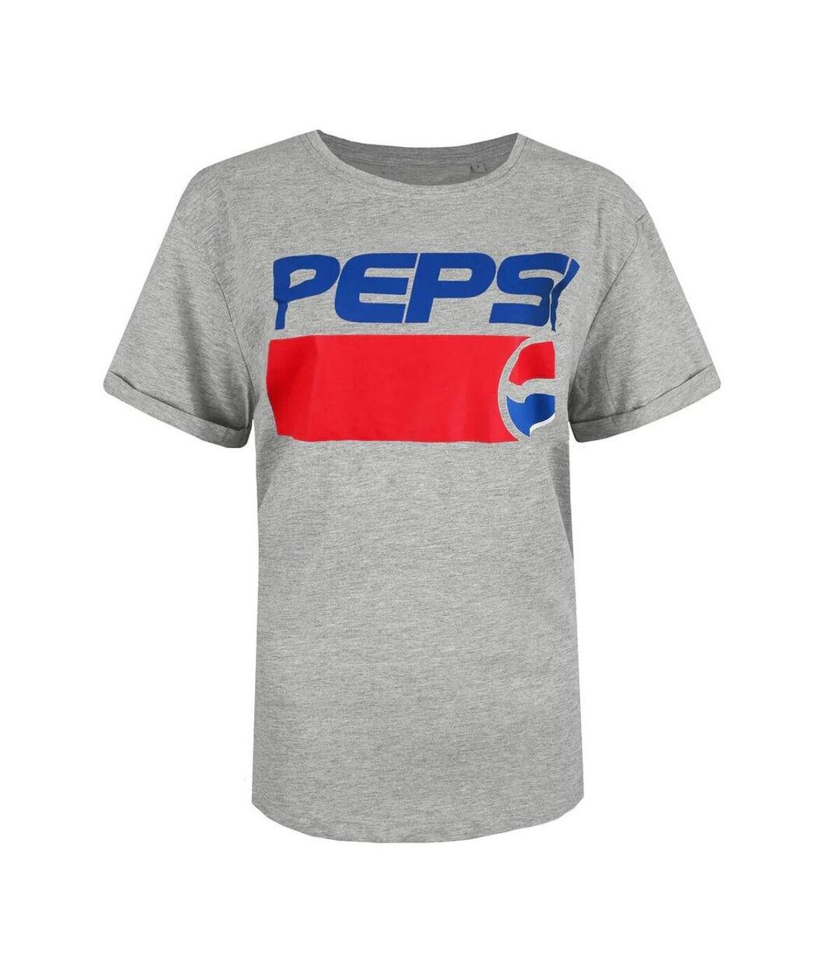 Pepsi Womens/Ladies 1991 T-Shirt (Sports Grey/Blue/Red)