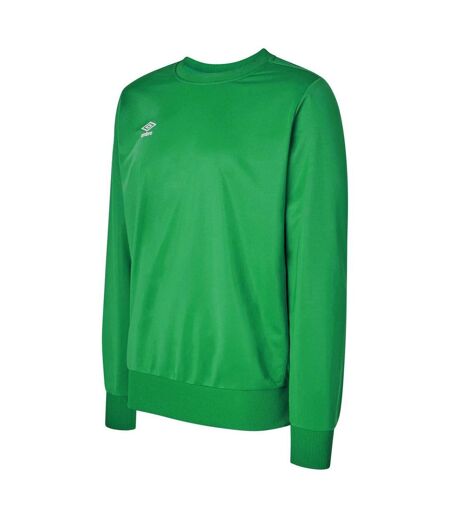 Mens polyester sweatshirt emerald Umbro