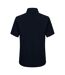 Mens Wicking Short Sleeve Work Shirt Black Henbury-2