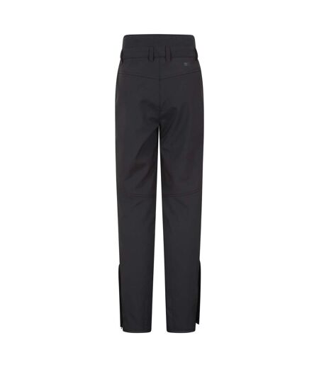Womens/ladies Avalanche Recco High Waist Ski Trousers Black Mountain Warehouse