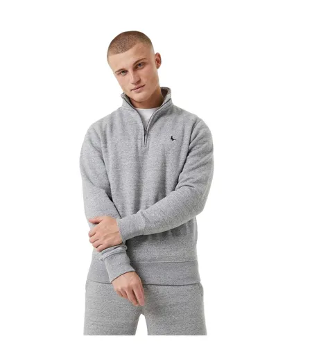 Sweat Barchester Homme Gris Chiné Jack Wills