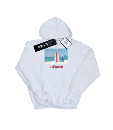 Disney Lilo And Stitch - Sweat à capuche Surf Beach - Femmes/Ladies (Blanc) - UTBI5533
