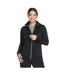 Womens/ladies skechluxe elevate hooded jacket black Skechers-1