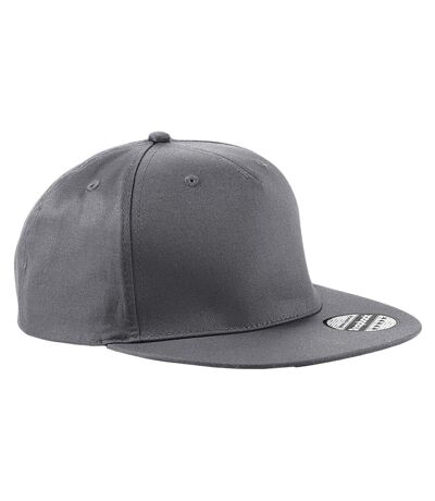 Casquette ajustable rapper gris foncé Beechfield