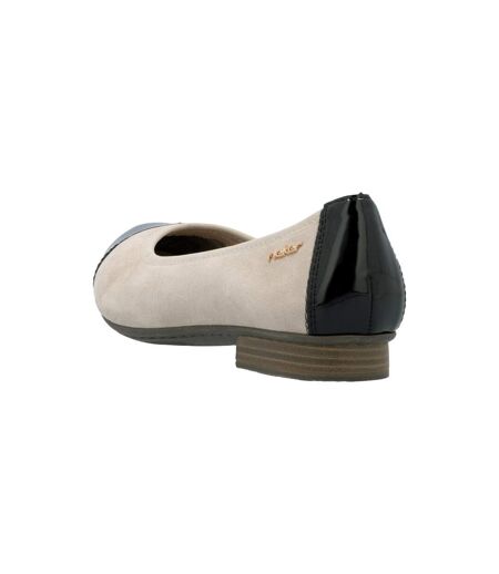 Ballerine Plate Cuir Rieker Softlack