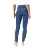 Womens/ladies High Rise Skinny Jeans Mid Blue Calvin Klein-3