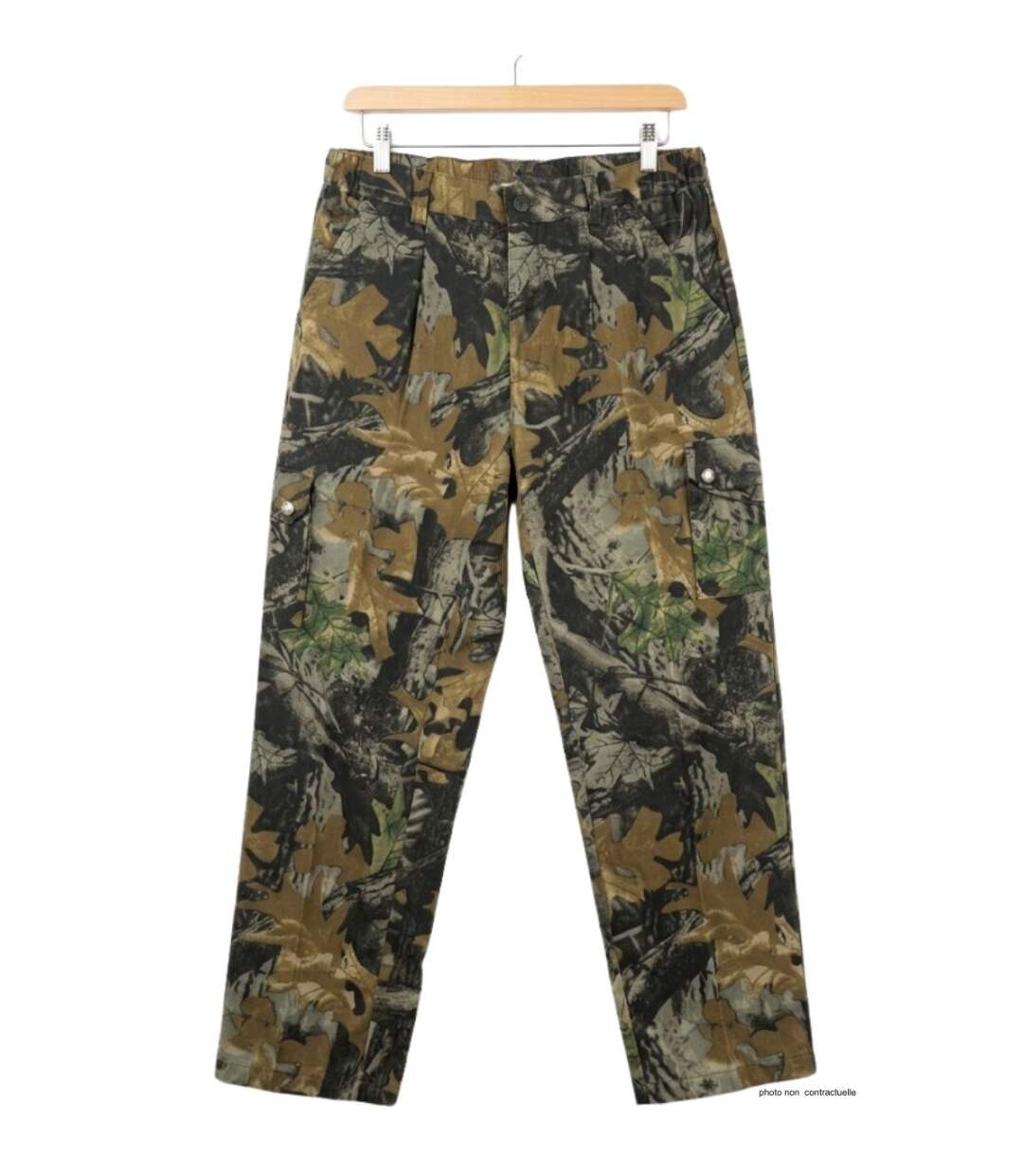 LEDERTYS LY0406 — Pantalon de chasse camouflage Forestwood kaki : résistance et confort sur le terrain-2