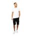 Mens Bute Regular Cargo Shorts Black Threadbare-1