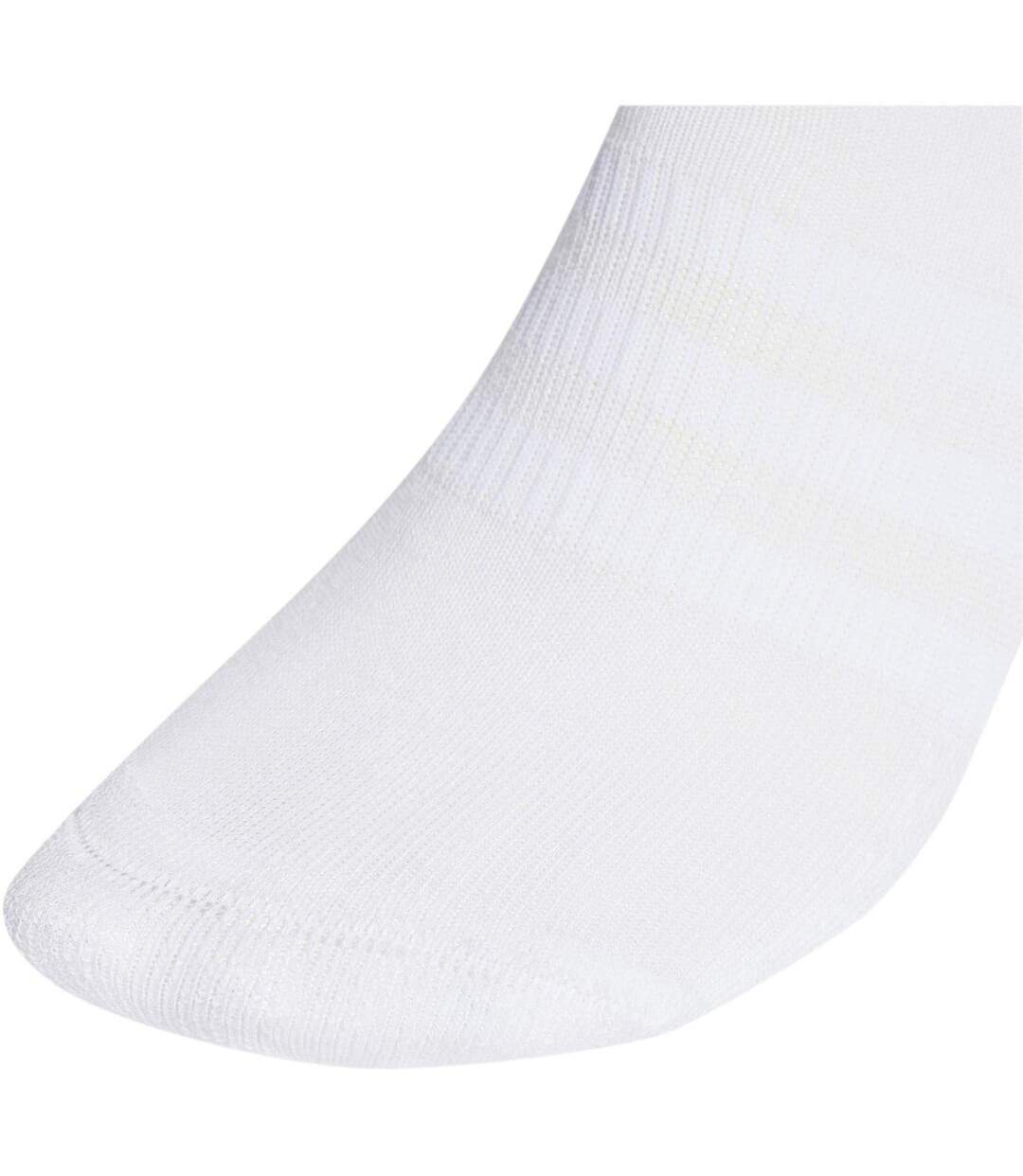 Pack Of 3  Womens/ladies Ankle Socks  White Adidas-3