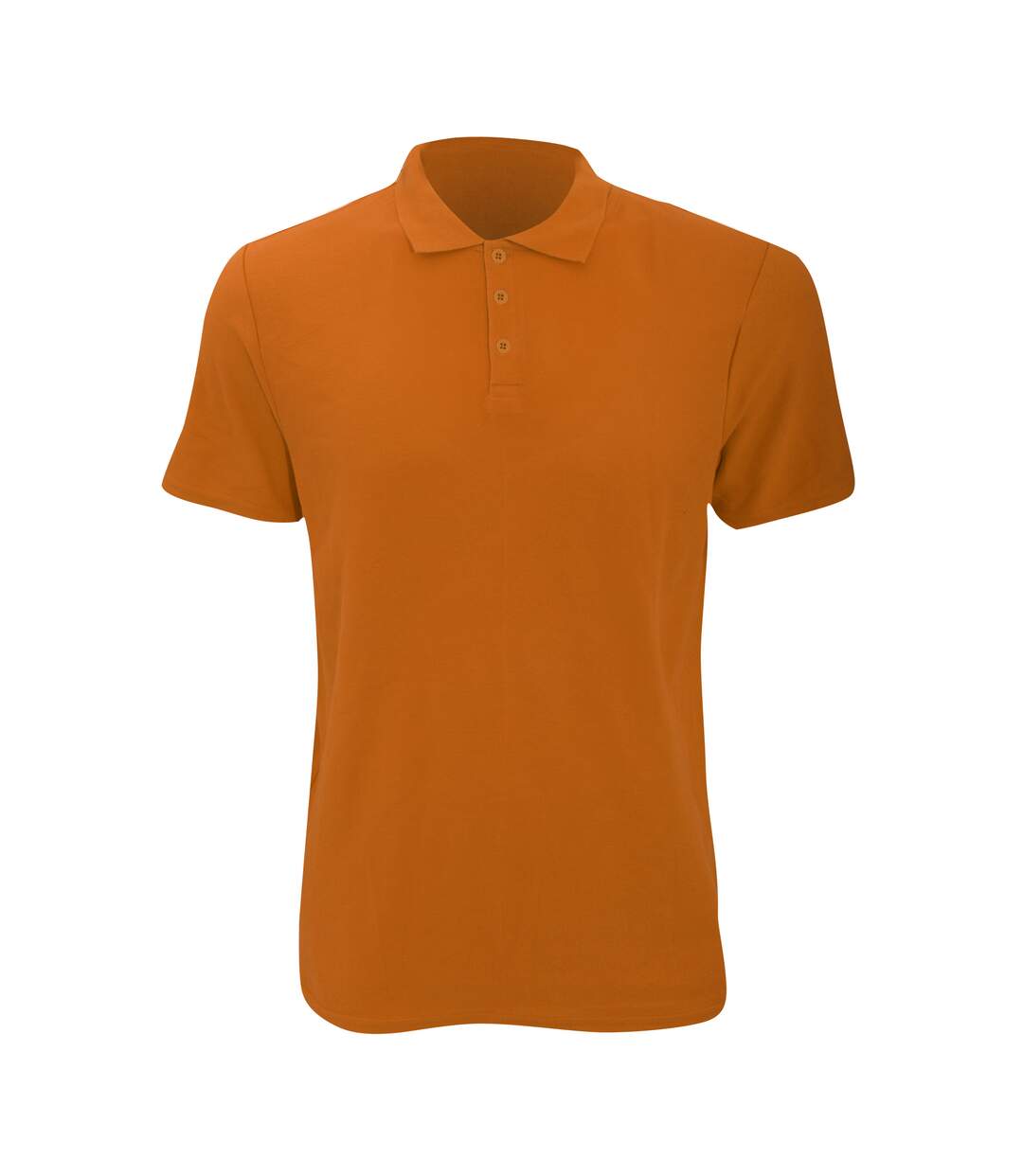 Anvil Mens Fashion Double Pique Plain Polo Shirt (210 GSM) (Mandarin Orange)