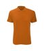 Anvil Mens Fashion Double Pique Plain Polo Shirt (210 GSM) (Mandarin Orange) - UTRW2535