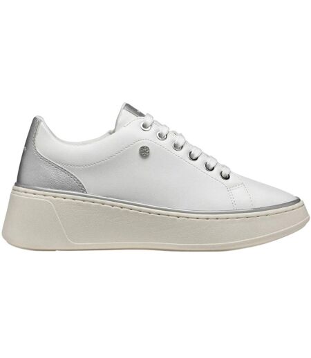 Baskets D Sunnetty Femme Blanc Argenté Geox