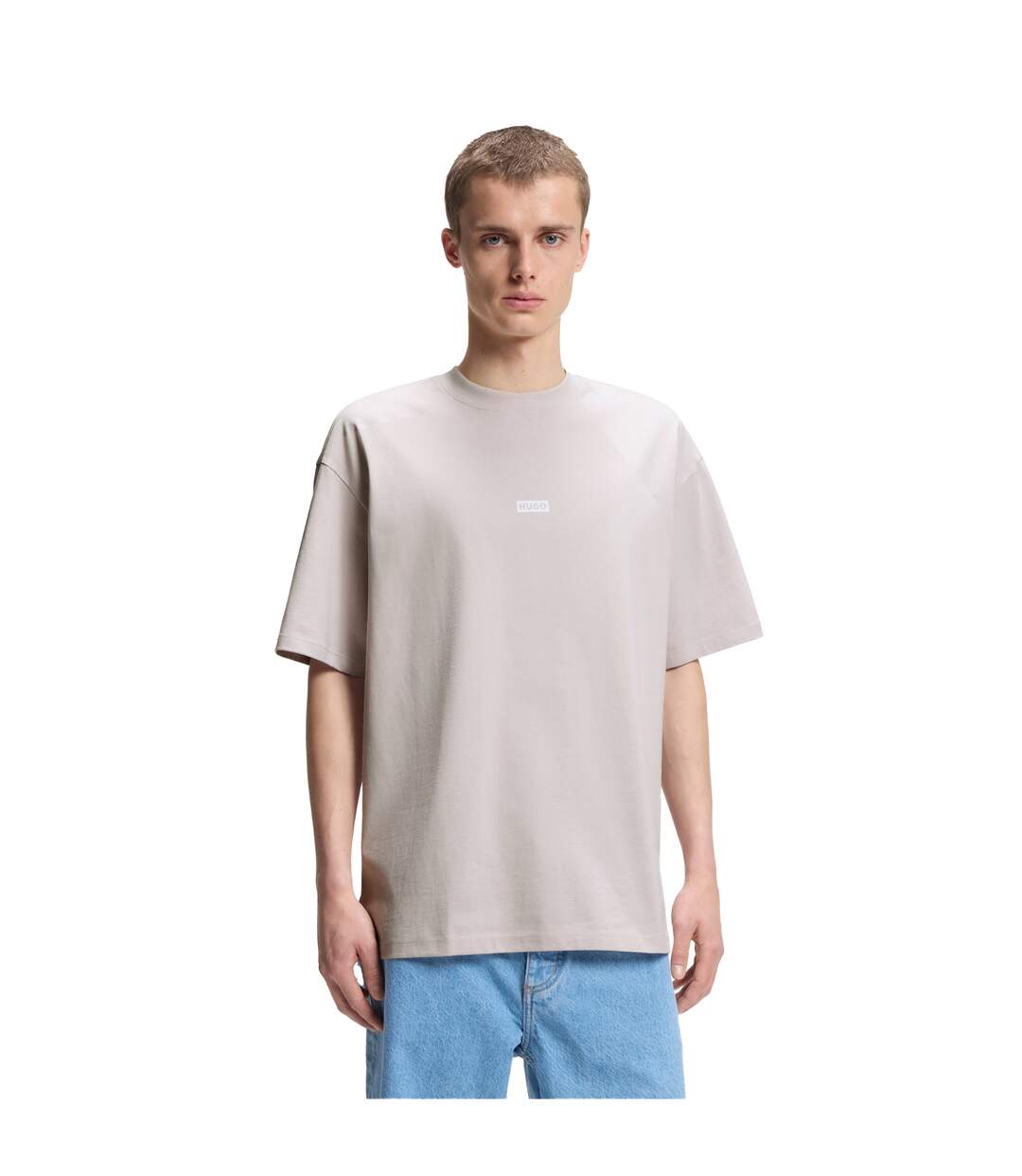 T-shirt Nalono Homme Violet Hugo Boss-4