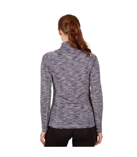 Womens/ladies Edith Active Top Platinum Marl Trespass