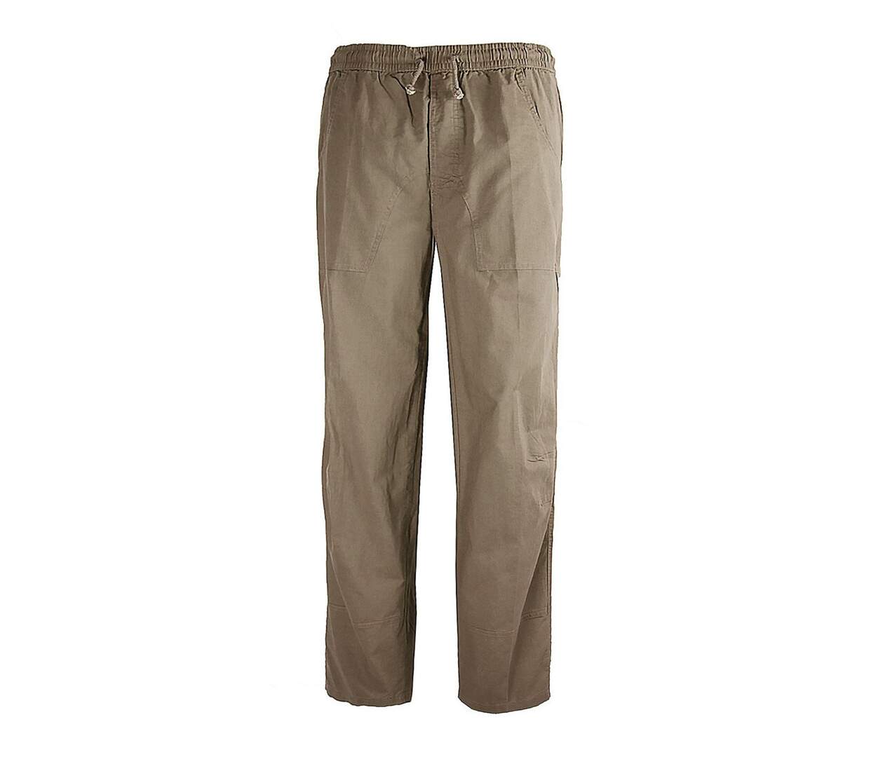 Pantalon ceinture élastiquée K0084B-1