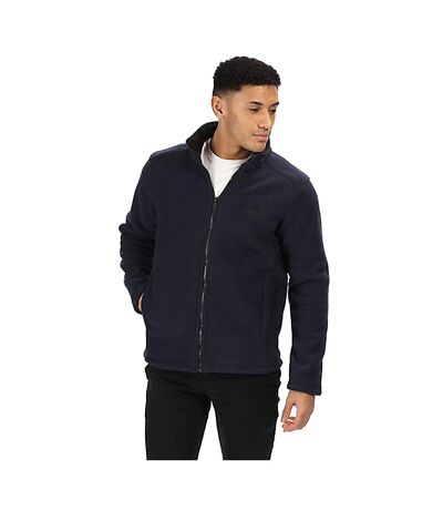 Regatta Mens Plain Micro Fleece Full Zip Jacket (Layer Lite) (Dark Navy) - UTBC2042