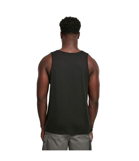 Mens Basic Tank Top Noir Build Your Brand