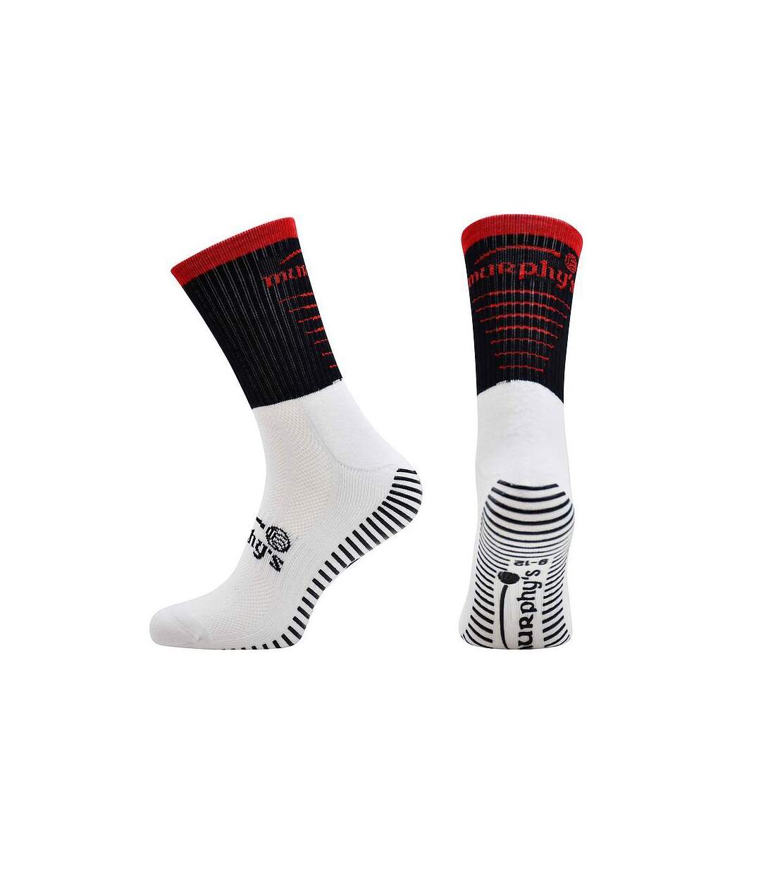 Chaussettes pro mid gaa adulte noir / rouge Murphys-1