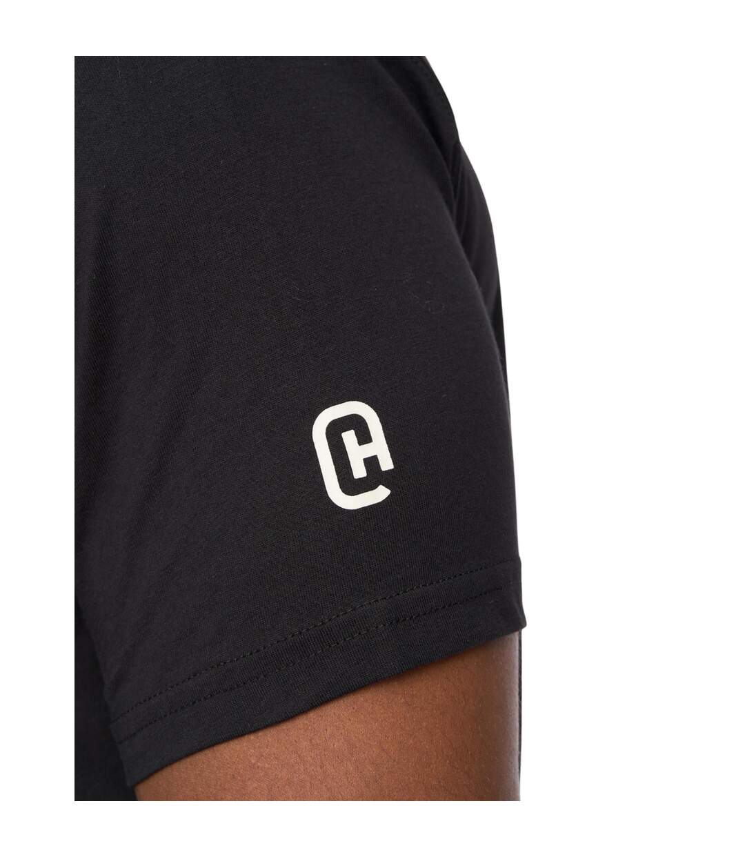 Mens Carrimoore T-shirt Black Crosshatch-4