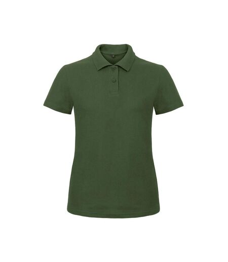 Polo Id.001 Femme Vert Bouteille B&C