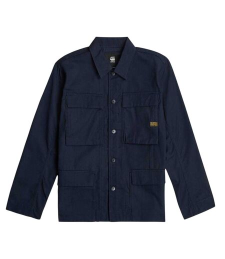 Mens Logo Flap Pocket Overshirt Salute G-Star