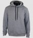 CHALLENGER PRIAM5 — Sweat à capuche gris chiné : confort thermique et poches zippées-3