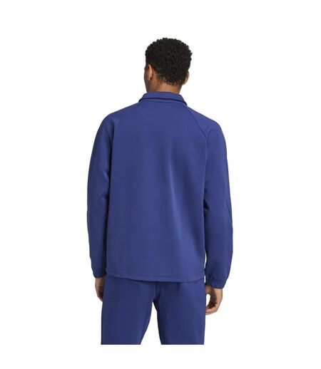 Mens 24/25 France Ffr Track Jacket Dark Blue Adidas