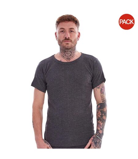Hauts Thermiques Manches Courtes Homme Gris Heatforce