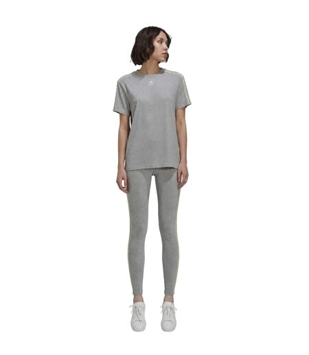 Legging Motif/style Trèfle Femme Gris Adidas