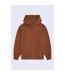 Womens/ladies Idol Drop Shoulder Hoodie Rust Animal-1