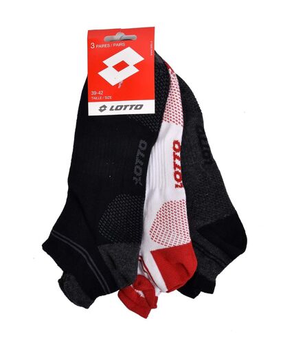 Chaussettes homme LOTTO Socquettes Tiges courtes Pack de 6 Paires SNEAKERS LOTTO Languette