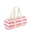 Westford Mill Nautical Duffle Bag (Natural/Pink) (One Size)
