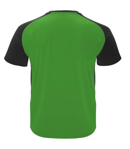 T-shirt Bugatti Adulte Vert Fougère Noir Roly Sport