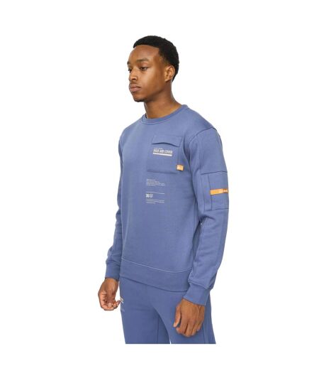Mens Applewood Sweatshirt Denim Blue Duck And Cover