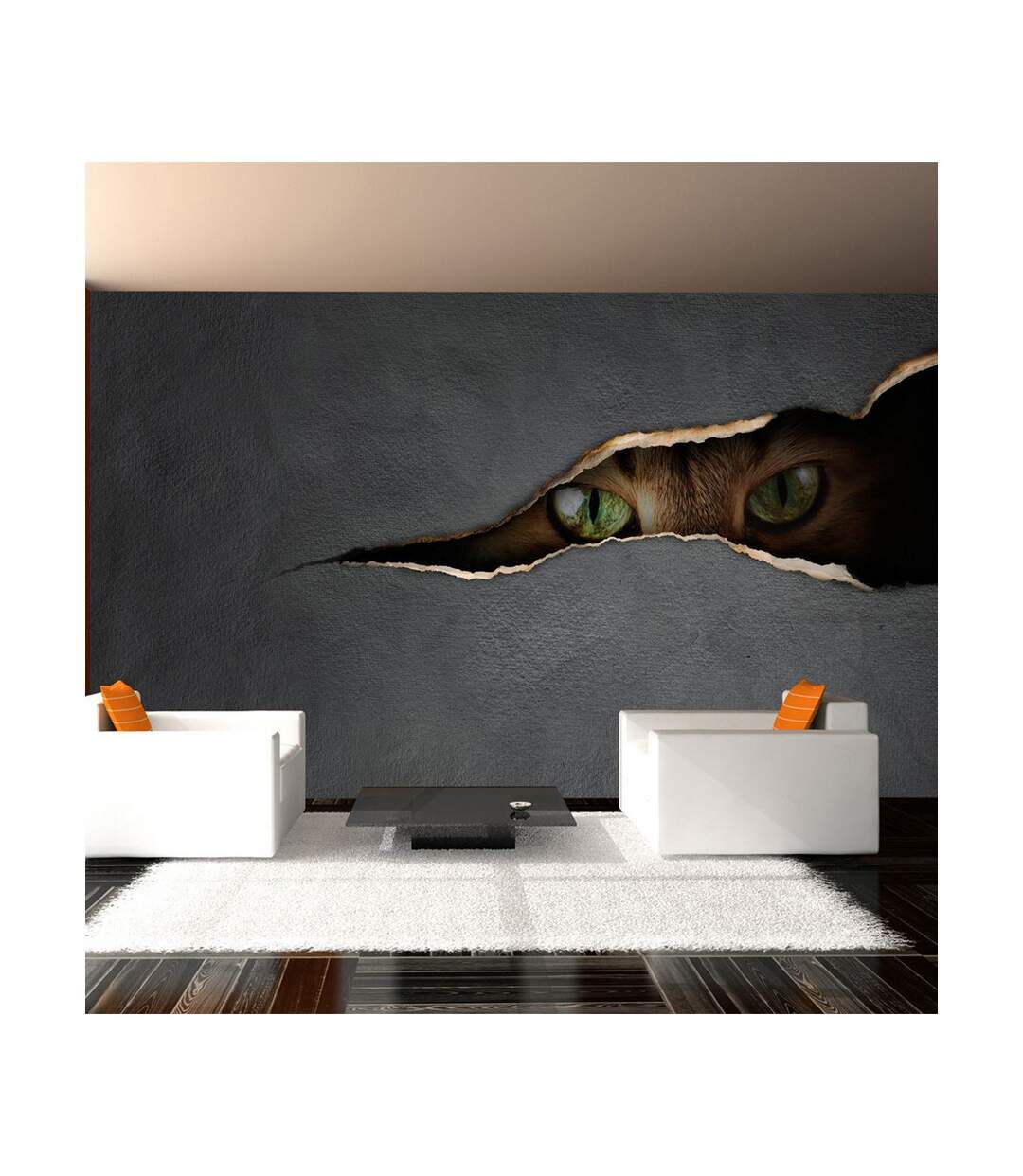 Papier Peint Regard du Chat 270x450cm-1
